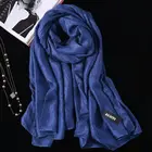 Hijab Scarf 2021 New Muslim Holland Flax Hijab Women Scarf Fashion Large Size Headscarf