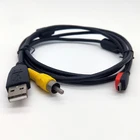 Usb A Usb Factory Supply 1.5m Mini USB 8pin To RCA USB Adapter Cable