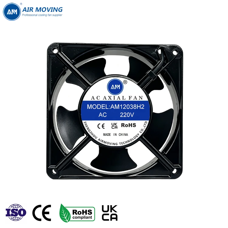 Axial Flow Fan, AM12038H2, 120x120x38mm, 220V, Brushless - detail 4