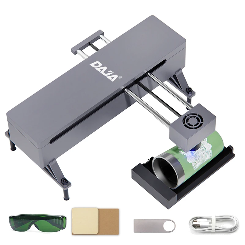 DAJA DJ7 5W Portable Mini CNC Laser Engraver Cutter DIY APP Control Laser Engraving Machine Wood Glass Paper Stone AI Pulsed