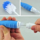 Coloful Baby Milk Feeding Bottle Brush Durable Water Cup Straw Washing Brush Cleaner Tool