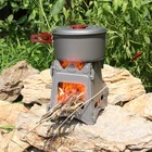 Wood Stoves Wood Folding Titanium Light Weight Outdoor Camping Backpcking Cooking Wood Burning Stoves