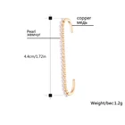 Earrings Hoop Newest 2021 Fashion Trendy Stylish Pearl Earrings Luxury Earrings Hoop Earrings For Women