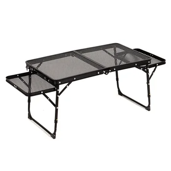 Wholesale OutdoorFoldable Travel CampingDouble BBQ  Table
