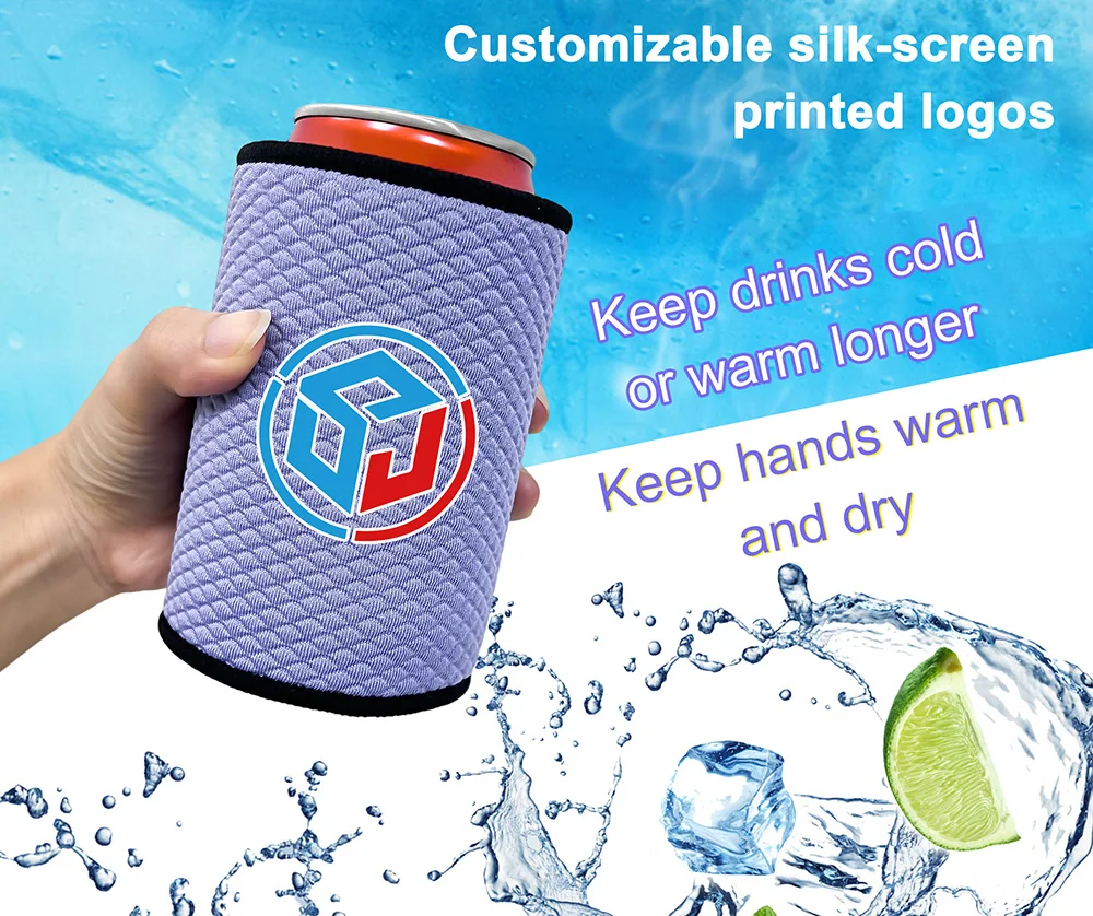 Custom Logo Diy Blank Can Cooler Neoprene 12Oz Beer Cooler Sublimation Stubby Holder for Outdoor Events factory