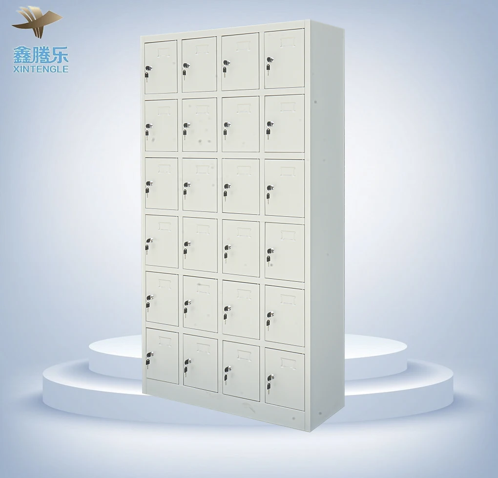 Best Selling 24-Door Metal Steel Storage Lockers Key Lock for School Office Gym or Bedroom Use Durable Cabinet Furniture