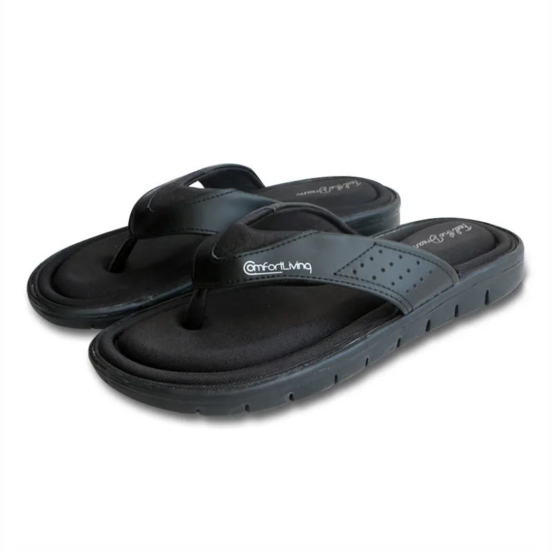 mens flip flops memory foam