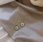 Dangle Earrings Bview Tool 2021 Hot Selling Fashion French Style Flower Dangle Earrings For Women And Girls