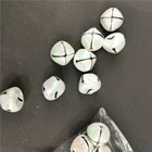 Bell 1440 MOQ DIY Round Xmas Bell To Decorates Christmas Tree Letterpress Printing DIY Round Xmas Bell