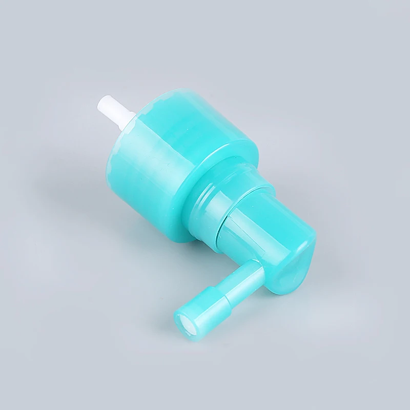 Plastic short mouth nasal spray pump with cap for medicine