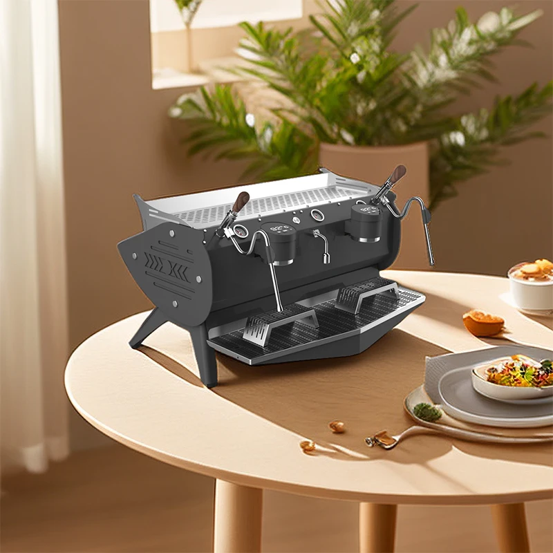 Professional Cafetiere Kaffeemaschine Commercial 2 Groups Cafetera Pump