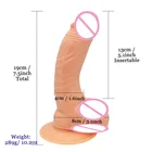 Dildo Wholesale Real Skin Feeling Giant Realistic Rubber Penis Thick Dildo With Strong Suction Cup Vagina Pussy Dildo
