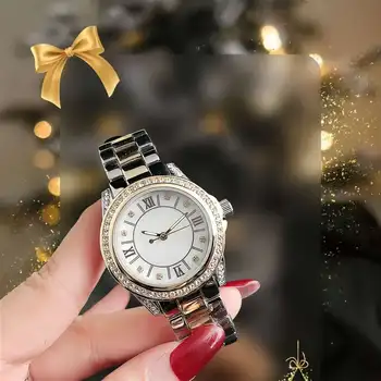 fashion business quartz watch for women Factory high quality customizable luxury Japanese movement lady crystal brand watch