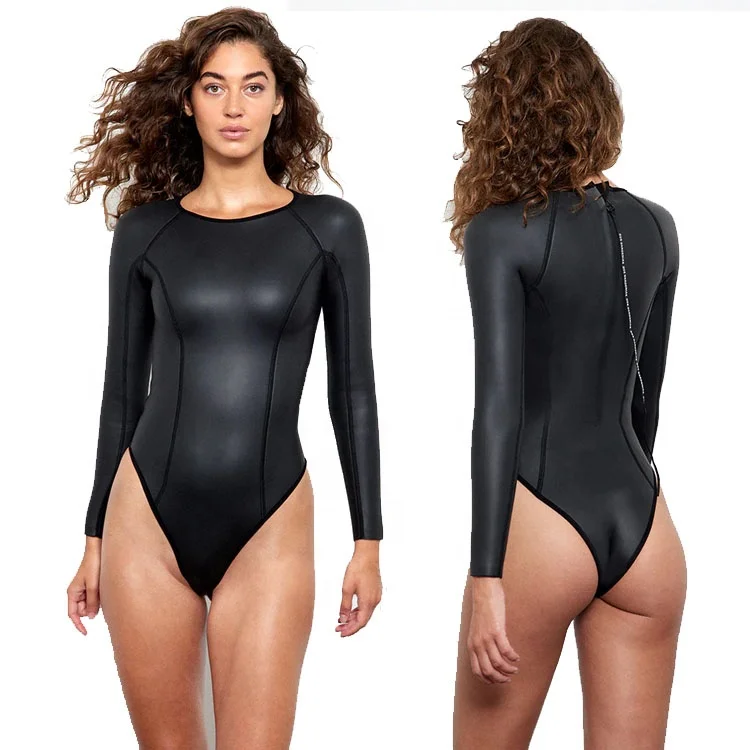 Divestar New Design Long Sleeve Neoprene Freediving Suit Smooth Skin