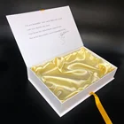Hair Packaging Human Customized White Hair Care Accessories Packaging Box Human Bundle Hair Extensions Pack Boxes