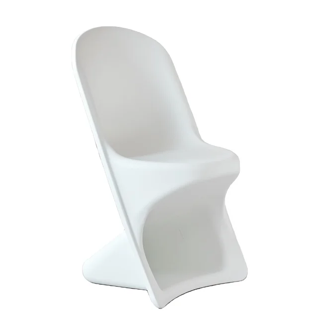 Modern Plastic Garden white chair  irregular chair Dining Chair Kitchen Home Furniture for Apartment