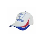 Washed Camper Caps With Flat Brim And Customized Woven Patch Sport Hat