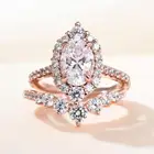 Diamond Ring Top Quality Wholesale Large Rhinestones High Carbon Drill Customized Diamond Ring