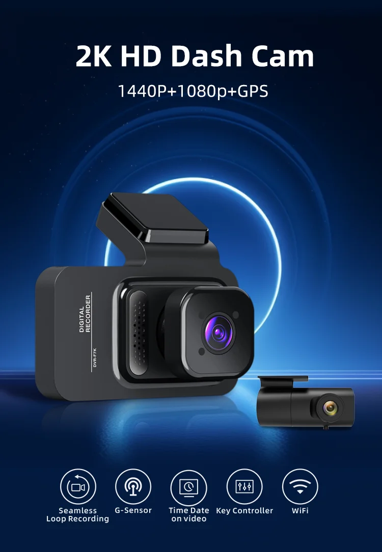 Coview Dash Cam Front and Rear 4k DVR 3 Inches LCD Dual Lens Dash Cam 4k Black Box F1.8 with 64Gb Parking Monitoring for Agent supplier