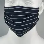 TESTEX Community Mask CWA 17553:2020 Reusable Washable Barrier Face Covering 3 Pack Black White Lines