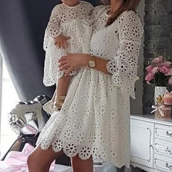 Outong Mother Daughter Matching Dresses Clothing Kids Mom And Daughter Set Mommy And Me Outfits