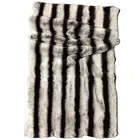 Rex Rabbit Coat Factory Directly Sell Top Quality Real Fur Pelt Chinchilla Rex Rabbit Fur Plate For Coat Material