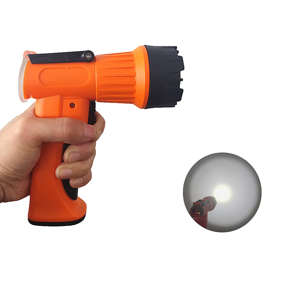 LED Handheld Hunting Spotlight Waterproof Rechargeable Flashlight Searching Lamp 