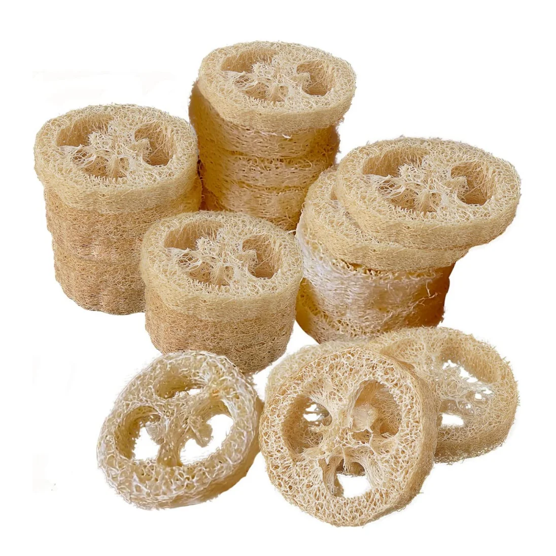 Eco Friendly Biodegradable Loofah Luffa Sponge For Kitchen Bath Shower