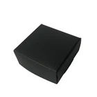 Soap Custom Logo Small Black Box Square Paper Soap Packing Cardboard Box