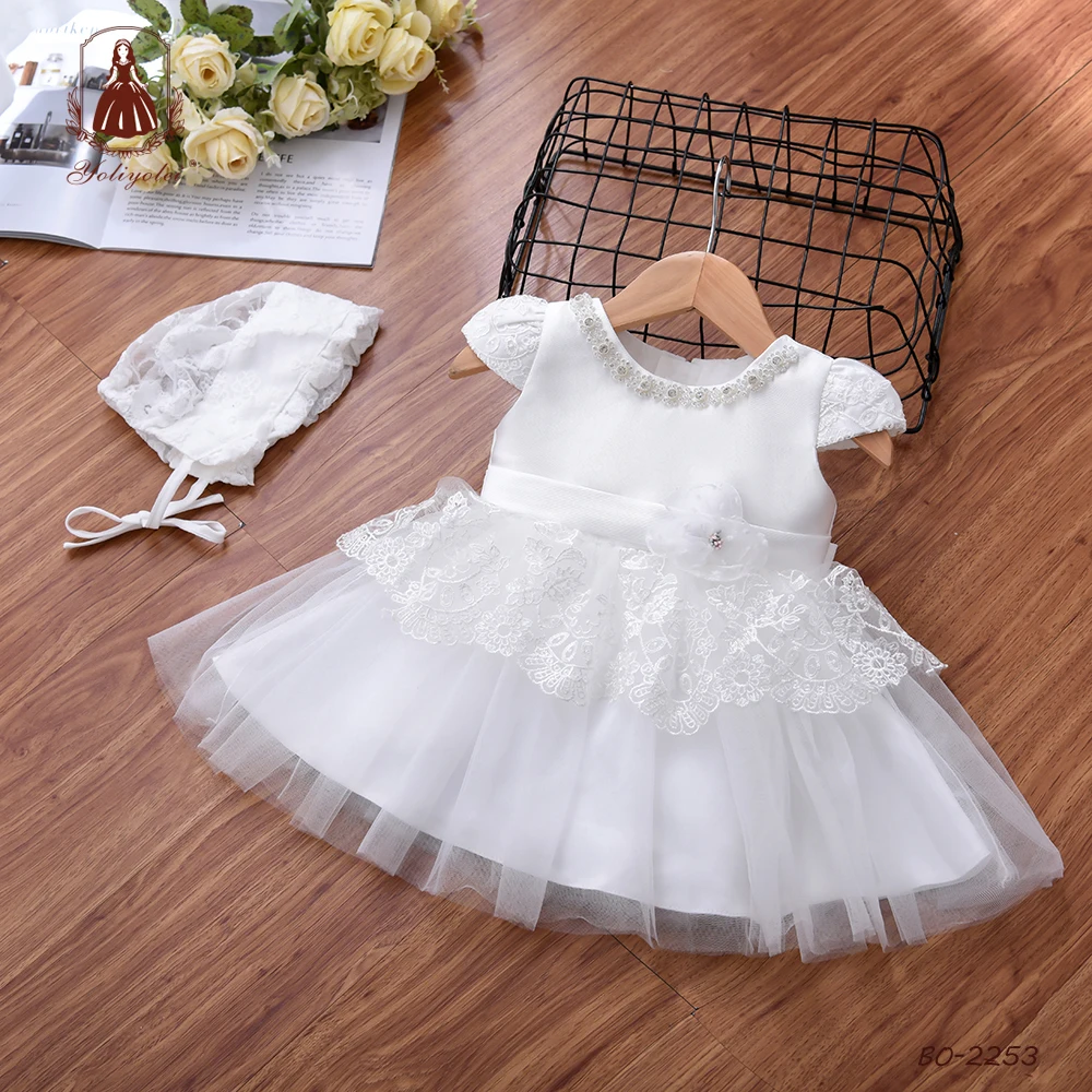 Buy Girl Baptism Dress,Baby Embroidered 