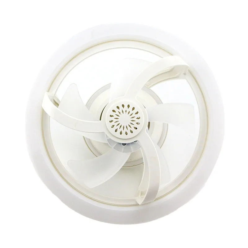 LED shaking head Aromatherapy remote control fan light RGB Magic color bedroom adjustable light fan ceiling fan