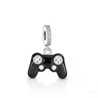 Sterling Silver Silver New Arrival 925 Sterling Silver Video Game Controller Dangle Beads Charms