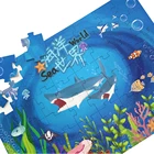 Toy Puzzle Custom Cardboard Kids Colour Diy Paper Jigsaw Toy Puzzle 3d