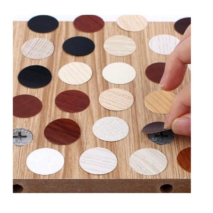 Details about   54 in 1 Furniture Desk Table Self-adhesive 21mm Screw Hole Stickers Covers U0E3 