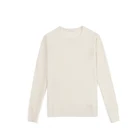 Sweater Universal Slim Fit Pure Wool O-neck Sweater Black