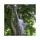 Artistic Artistic New Arrival Latest Design Faith Small Casting Bronze Metal Figure