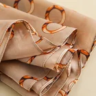 Silk Scarf Silk New Luxury Printing Silk Scarves Ladies Lightweight Thin Silk Shawl Beach Sunscreen Gift Scarf