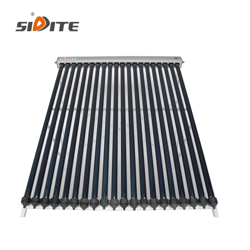 SC-HD Solar Collector Twin-Glass Vacuum Tubes Red Copper Heat Pipe Low -35°C Temp Resistance High Freestanding Outdoor details