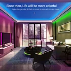 Rgb Led Strip Lights 5m Rgb Colour Changing Lighting 5050 16.4ft 30LED/M Led Strip Light With Remote