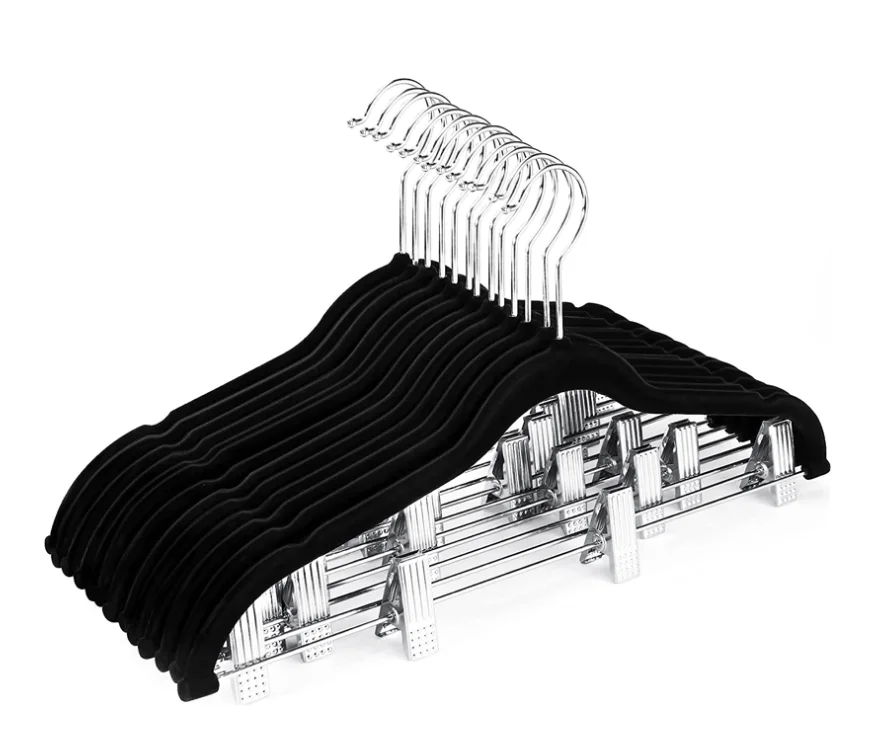 Lavinia Wholesale Custom Plastic Hanger Non-Slip Space Saving Velvet Hangers for Pants 16 H6f099c5f8353455ab380b6e2bb3bba8bP Lavinia Wholesale Custom Plastic Hanger Non-Slip Space Saving Velvet Hangers for Pants
