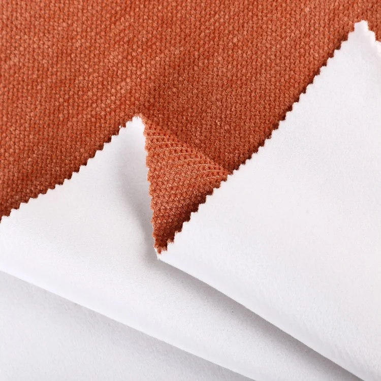 heavy weight polyester chenille microfiber sofa fleece fabric textile for sofa cushion cover