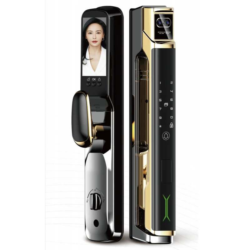 Factory Selling Smart fingerprint padlock Lock Security Smart WiFi Automatic 3D Face Recognition Door Lock smart padlock