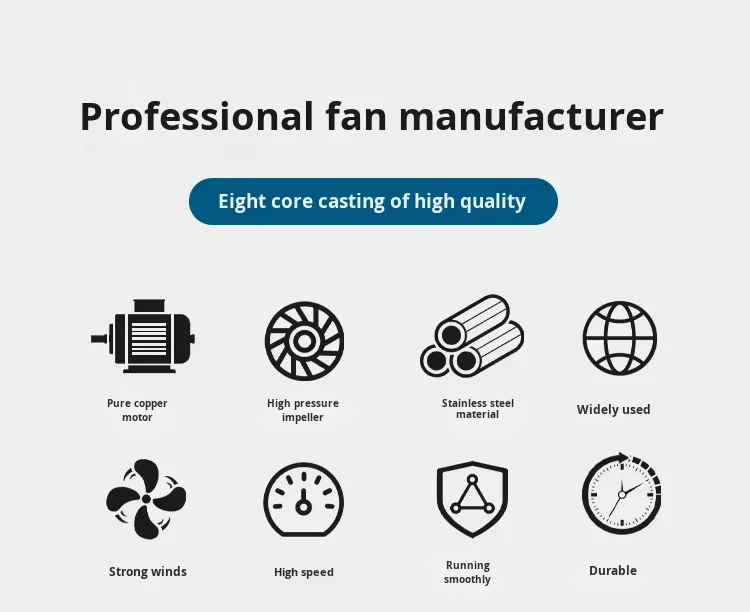 Corrosion-resistant High-temperature-resistant Industrial Fan - detail 10