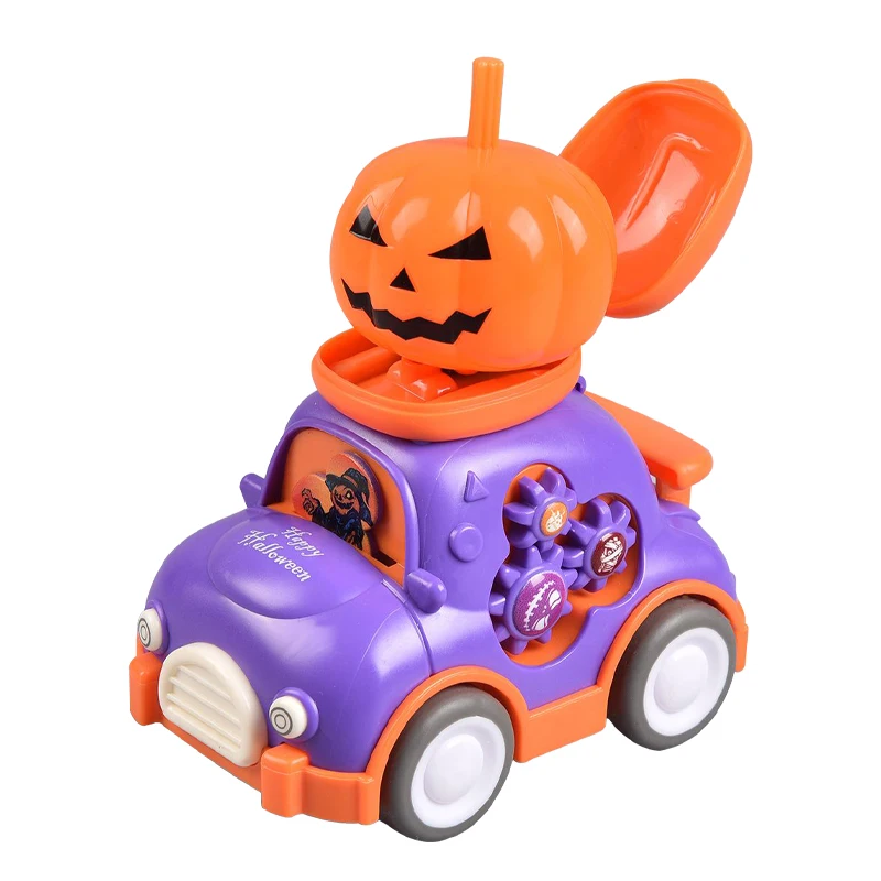 Halloween gift set novelty toy car gear kids with pumpkin toy for sale