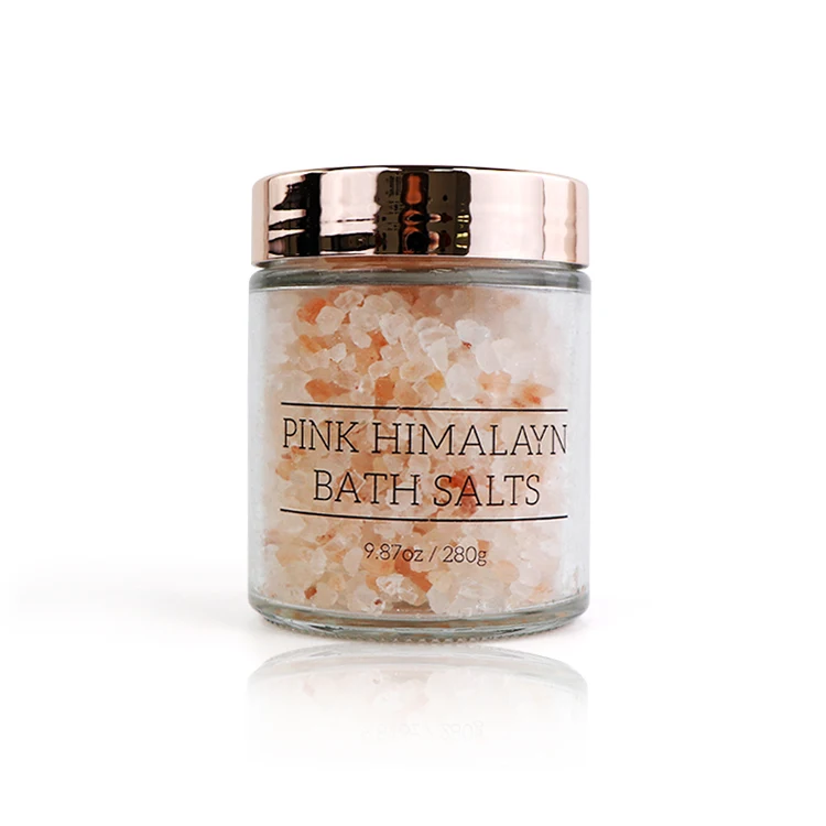 customized natural himalayan rose bath salts - buy custom