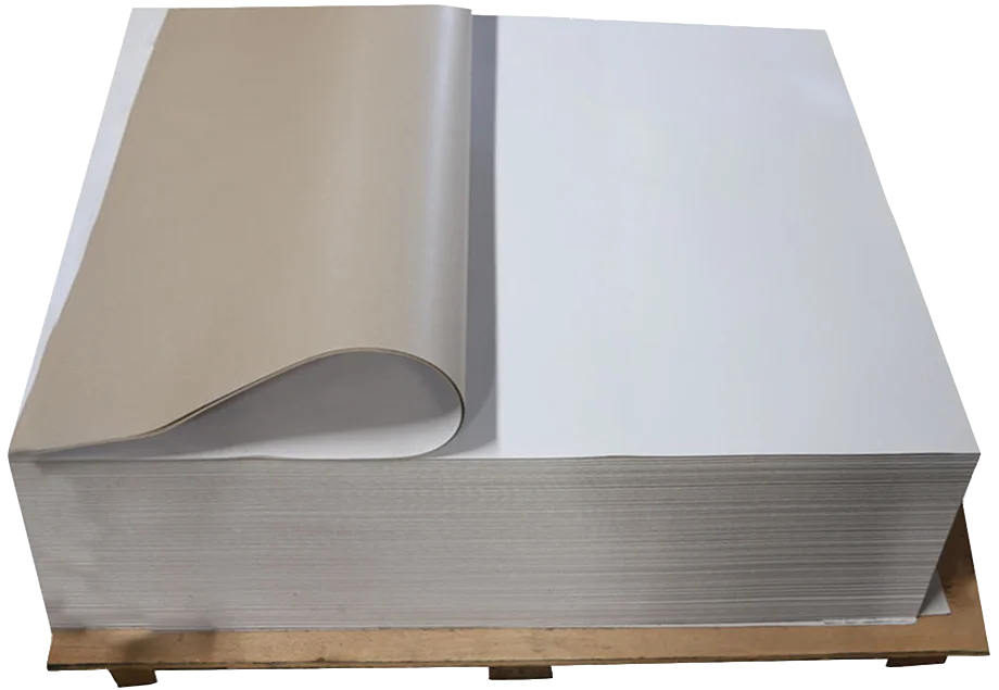 350g White Coated Grey Back Duplex Board for Jewelry & Watch & Eyewear Packaging Custom Order Accept