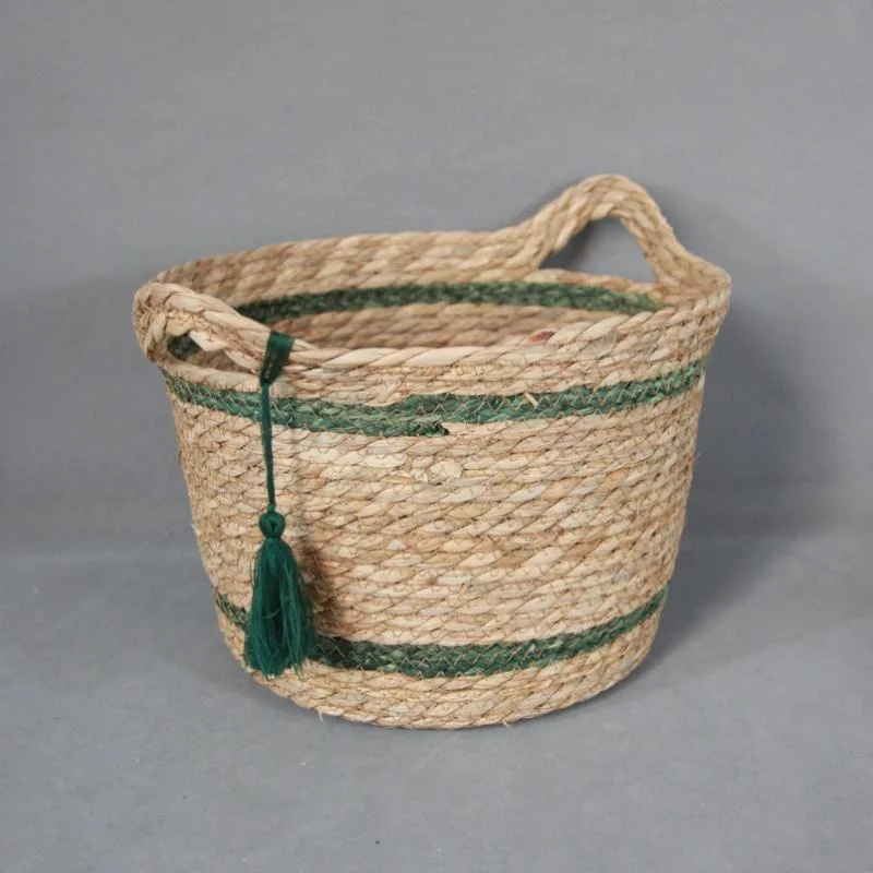 S/3 Handmade Farmhouse Natural Material Home Decor & Collection Seagrass Storage Baskets