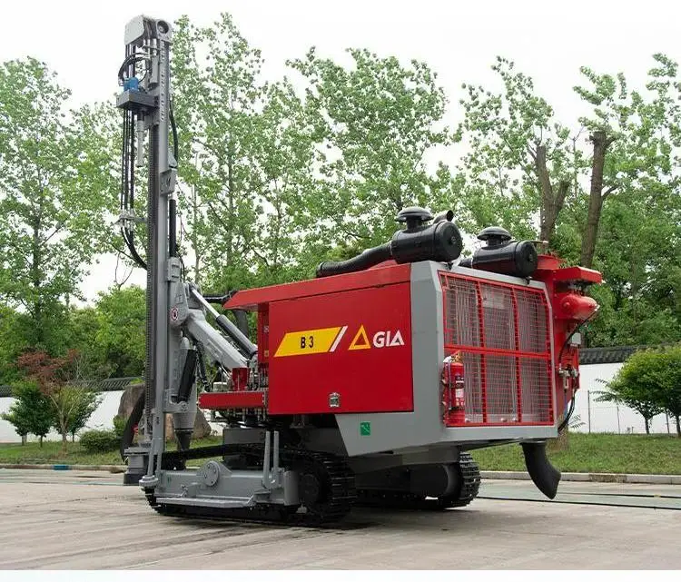 Heavy-Duty GIA B3 Integrated Mining Drill Rig Core Drilling Machine with Rock Blast Hole Hand Pump Engine as Core Component