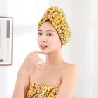 Towel Promotional Women Ultra Absorbent Twist Hair Towel Wrap Coral Fleece Hair Towel