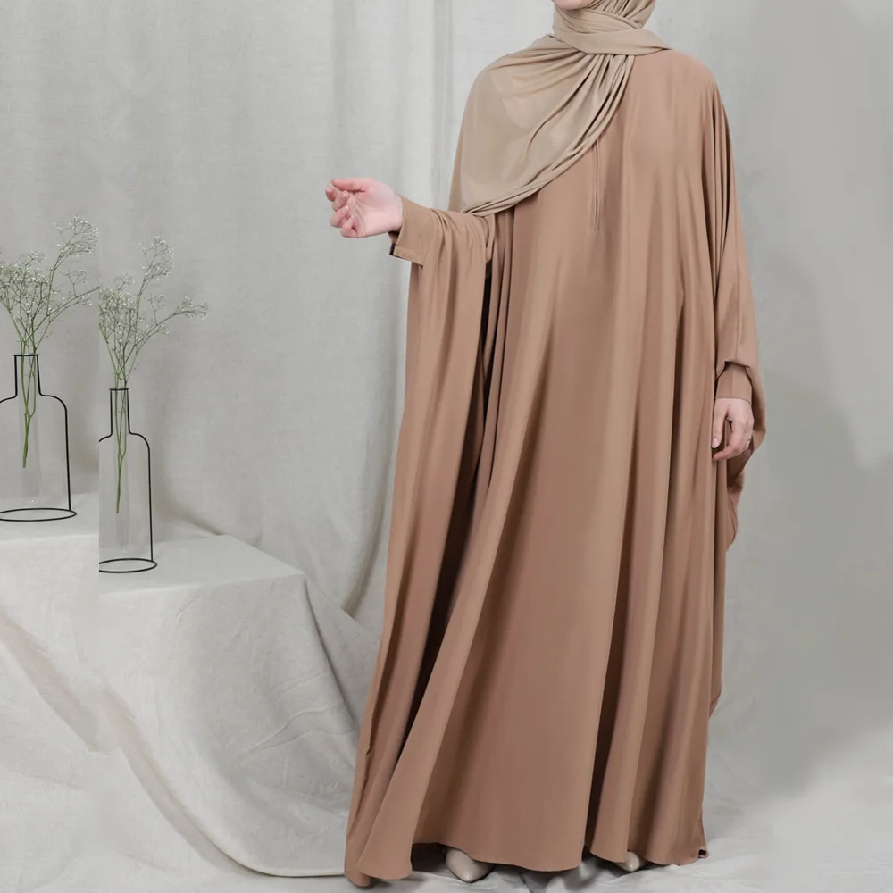 Nida Muslim Prayer Long Sleeve Sets Robe Islamic Abaya Jilbab Khimar Muslim Women Maxi Praying Dresses Abaya Dubai Women 5